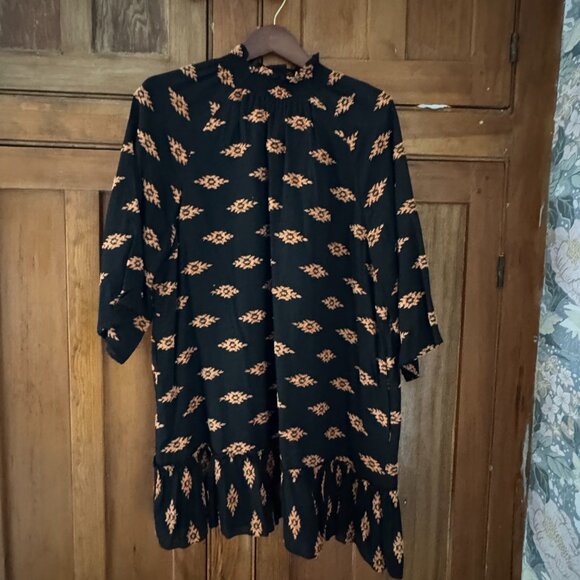 Rhode Marika Mini Tent Dress in Ikat Jacquard Size M - Picture 2 of 5